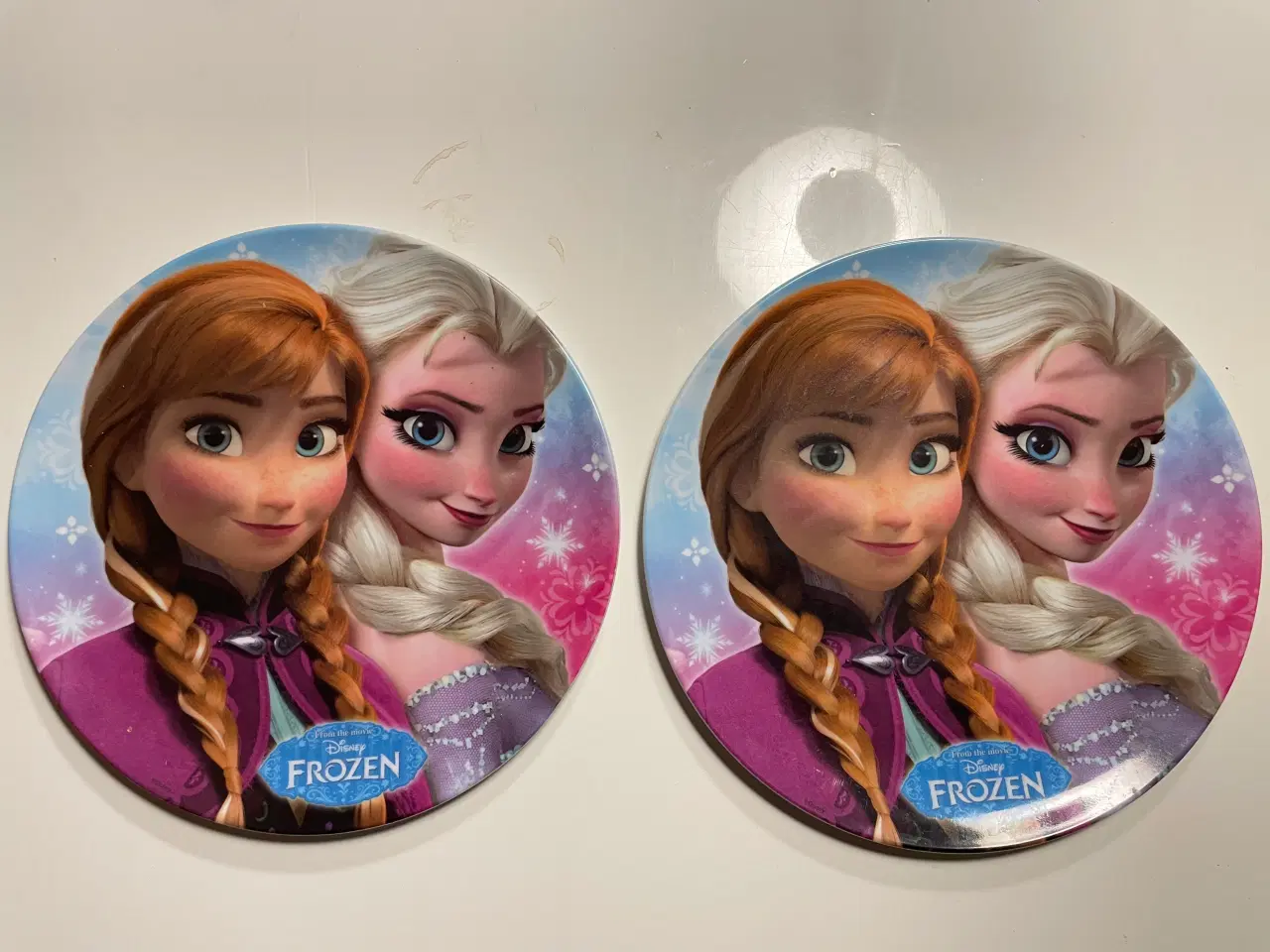 Billede 1 - Børnetallerkener Elsa og Anna