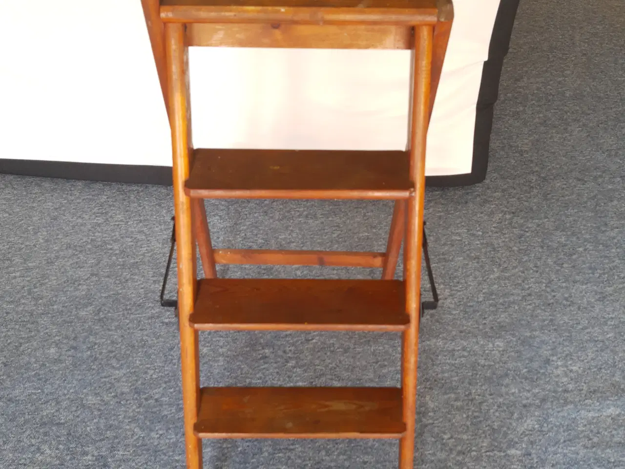 Billede 2 - Flot vintage træstige.