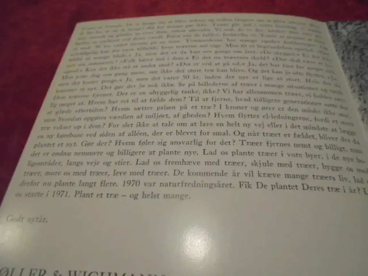 Billede 10 - Plant et træ -noget anderledes udgivelse fra 1971 