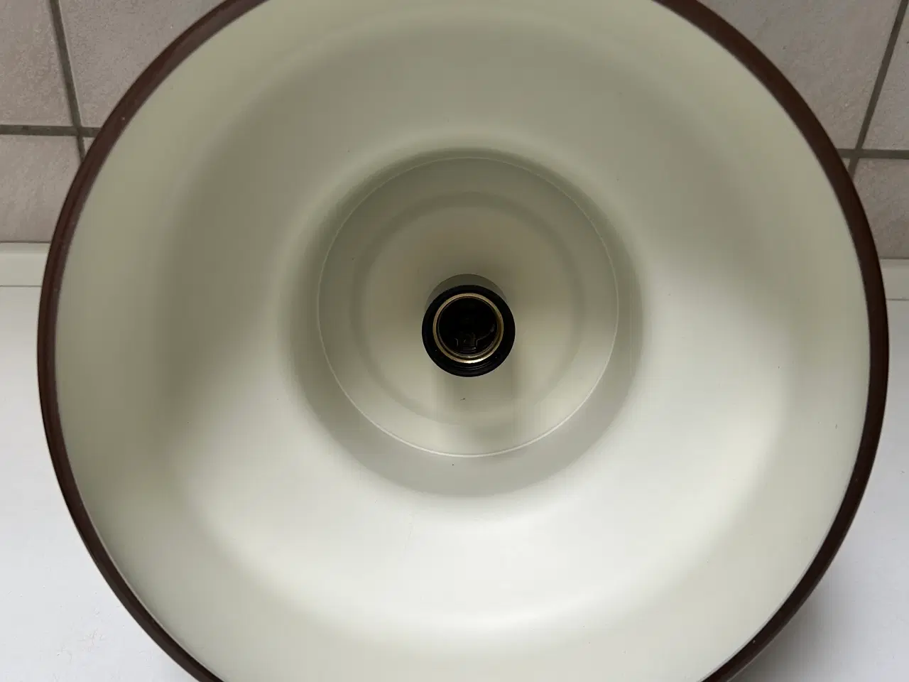 Billede 2 - Vintage pendel i brun