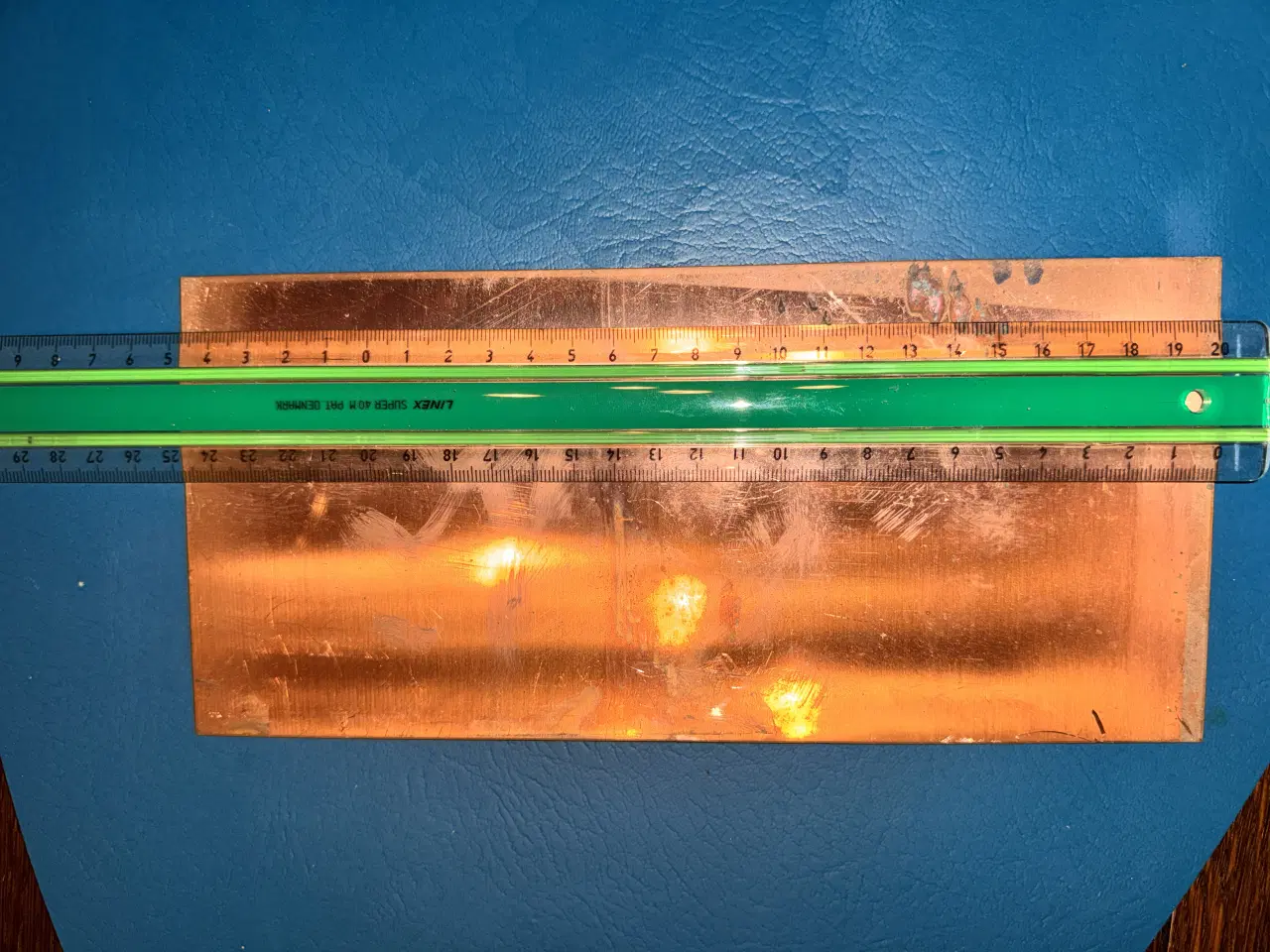 Billede 2 - 12 massive kobberplader