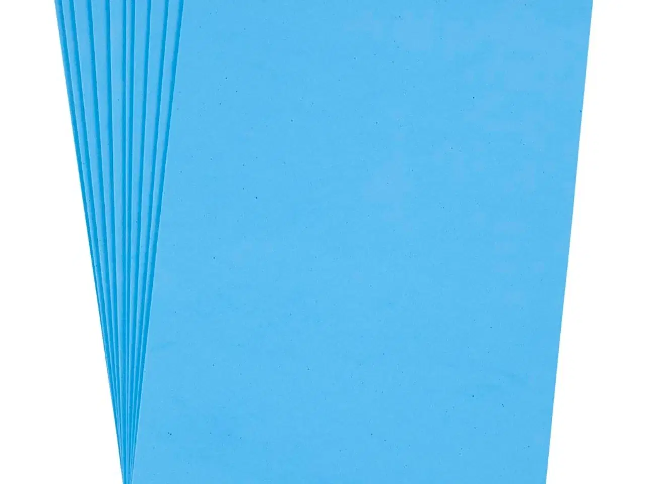 Billede 1 - Mosgummi, A4, ark 210x297 mm, tykkelse 2 mm, lyseblå, 10ark/ 1 pk.