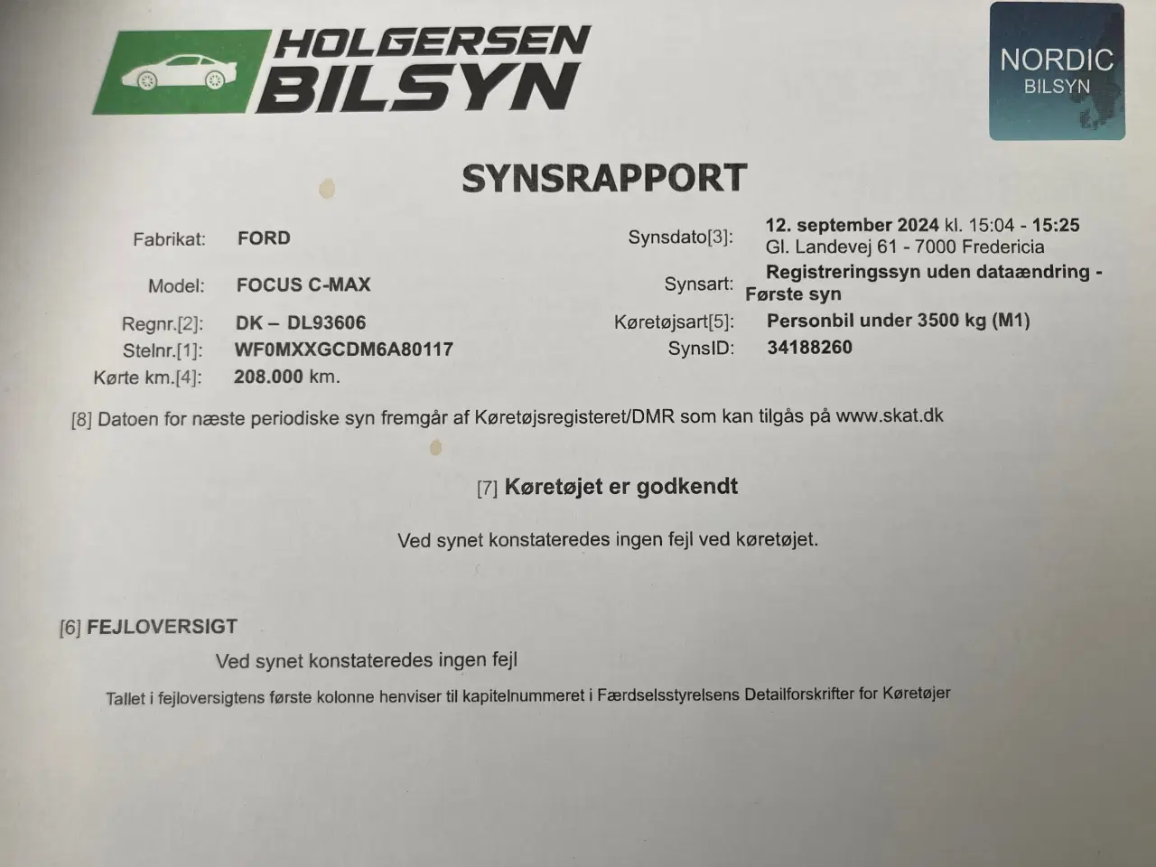 Billede 16 - Ford Focus C-Max 1.6 Nysyn meget pæn