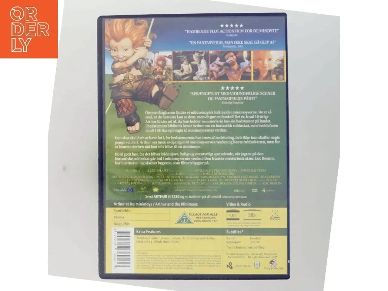 Billede 3 - ARTHUR AND THE MINIMOYS med Mick Øgendahl (DVD)