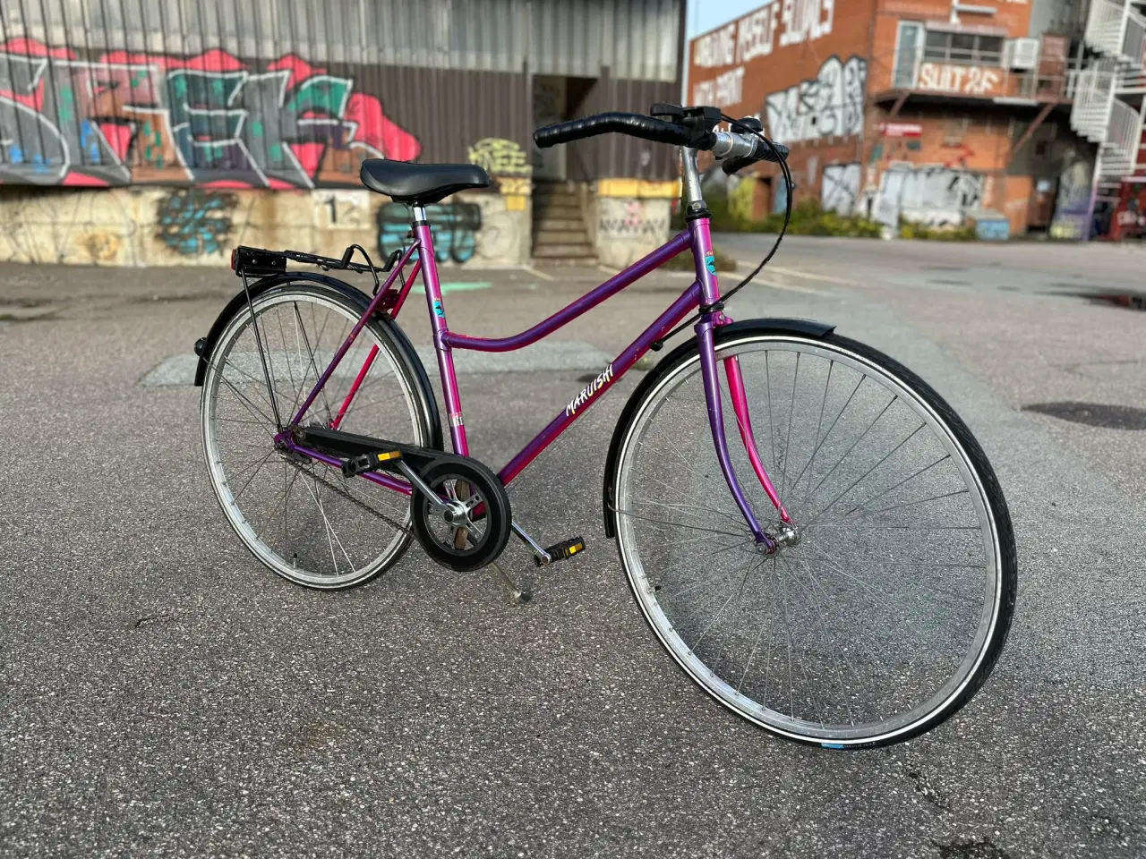 Billede 8 - Lilla / lyserød Maruishi citybike