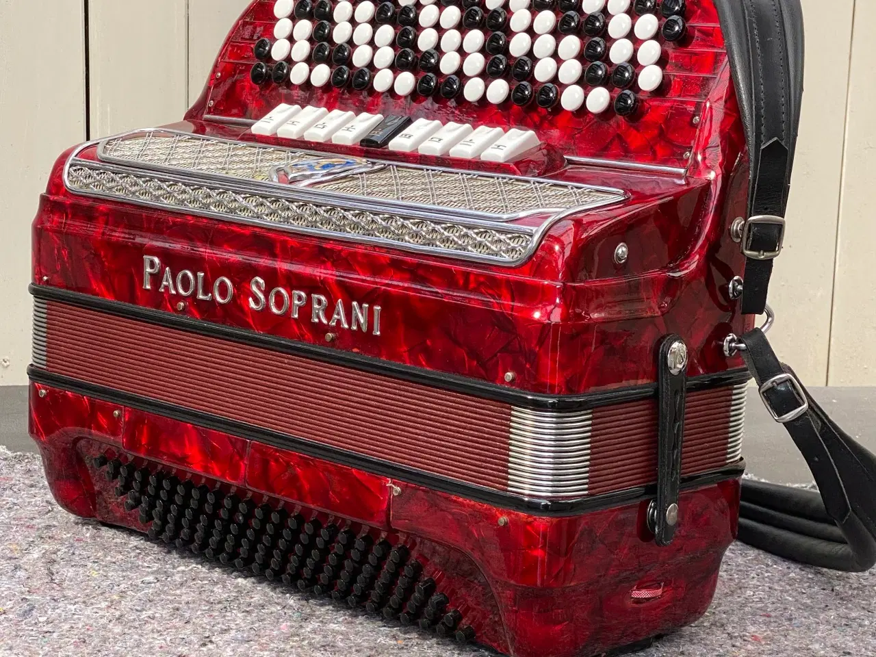 Billede 5 - 	Paolo Soprani knapharmonika m. kasse – god stand