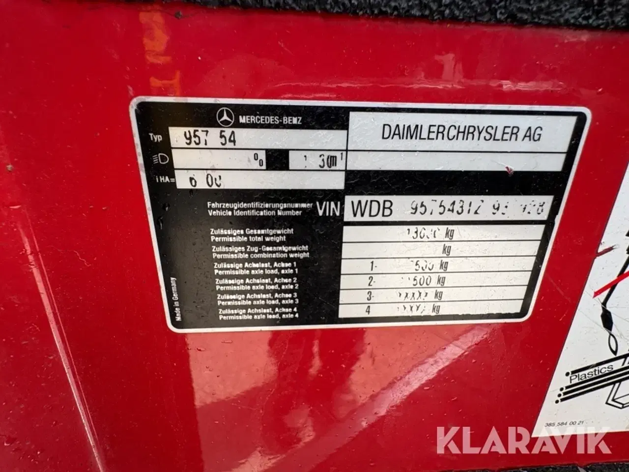 Billede 5 - Brandbil Mercedes-Benz Econic