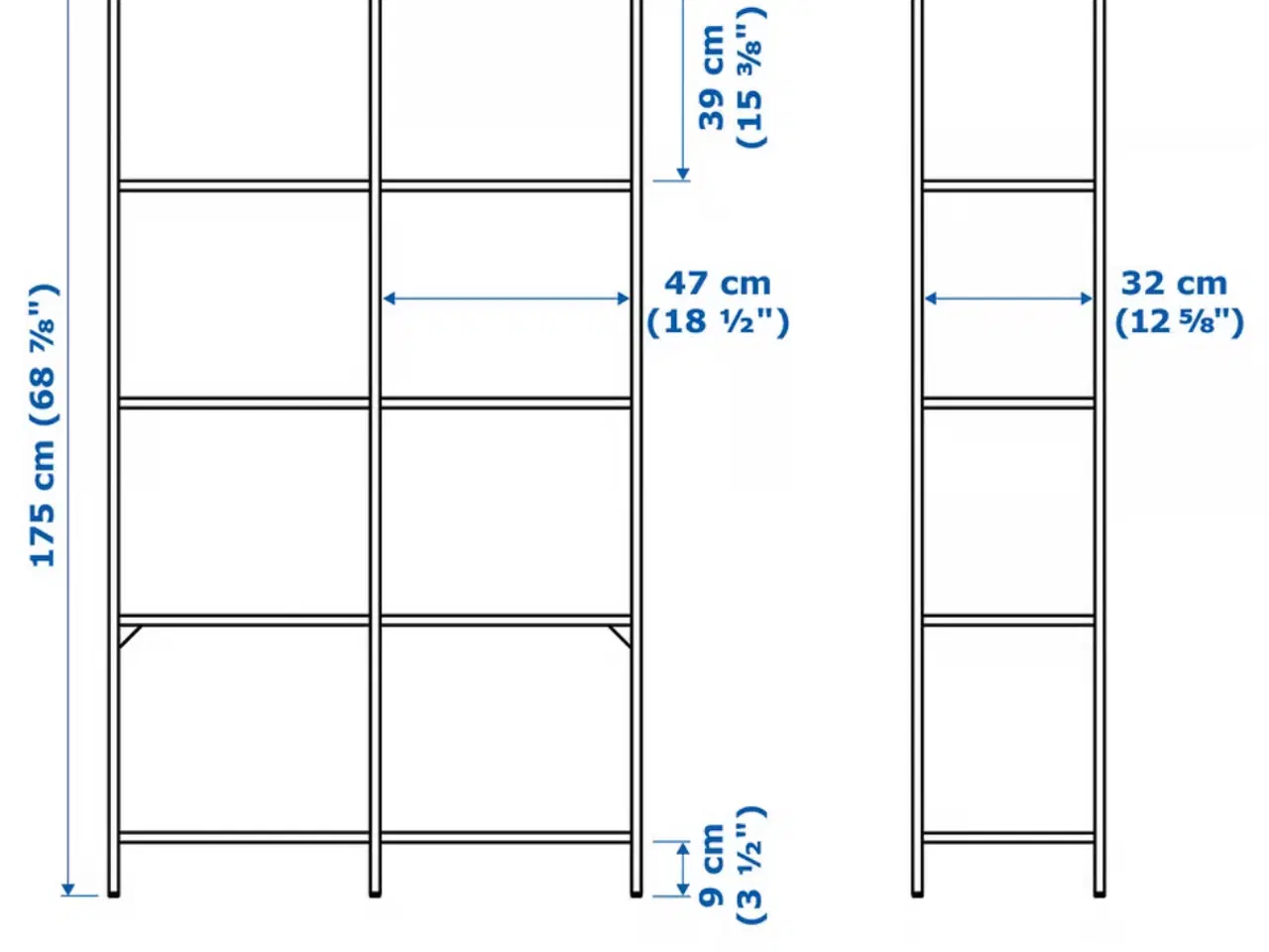 Billede 3 - Vittsjö reol fra IKEA