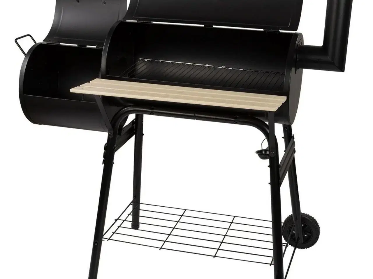 Billede 1 - Kulgrill med hjul Aktive Stål Plastik Emaljeret metal 106 x 106 x 61 cm Sort