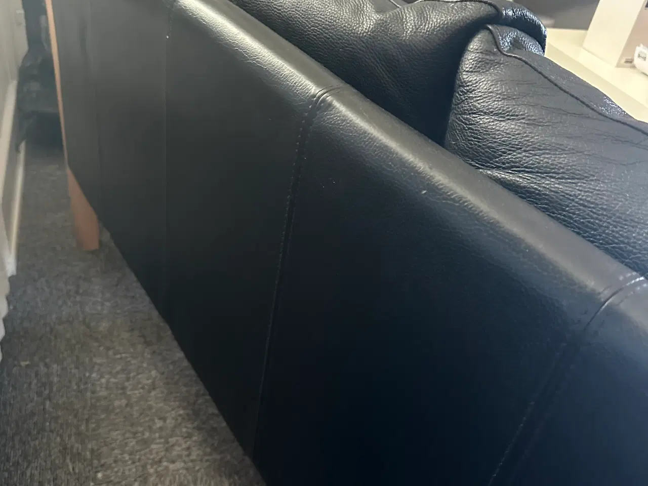 Billede 5 - 2 pers lædersofa 