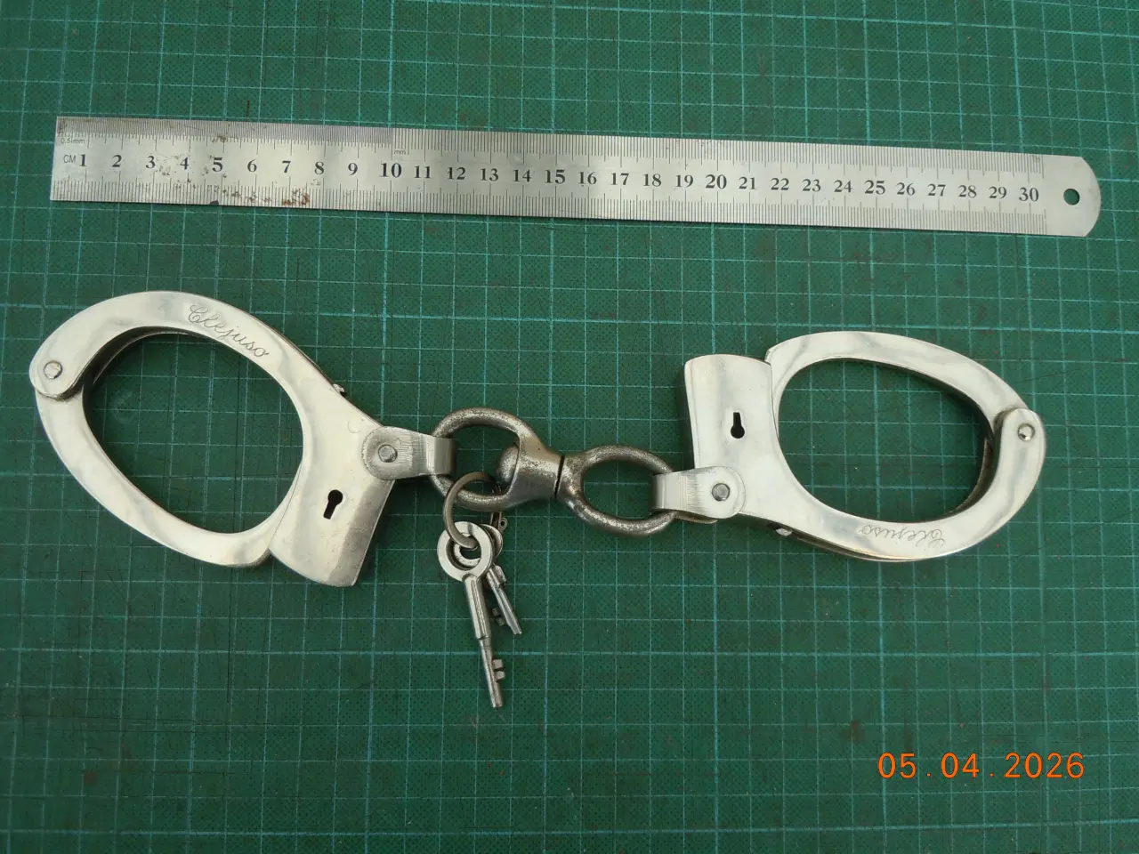 Billede 1 - Tyske håndjern 1940erne. Clejuso.