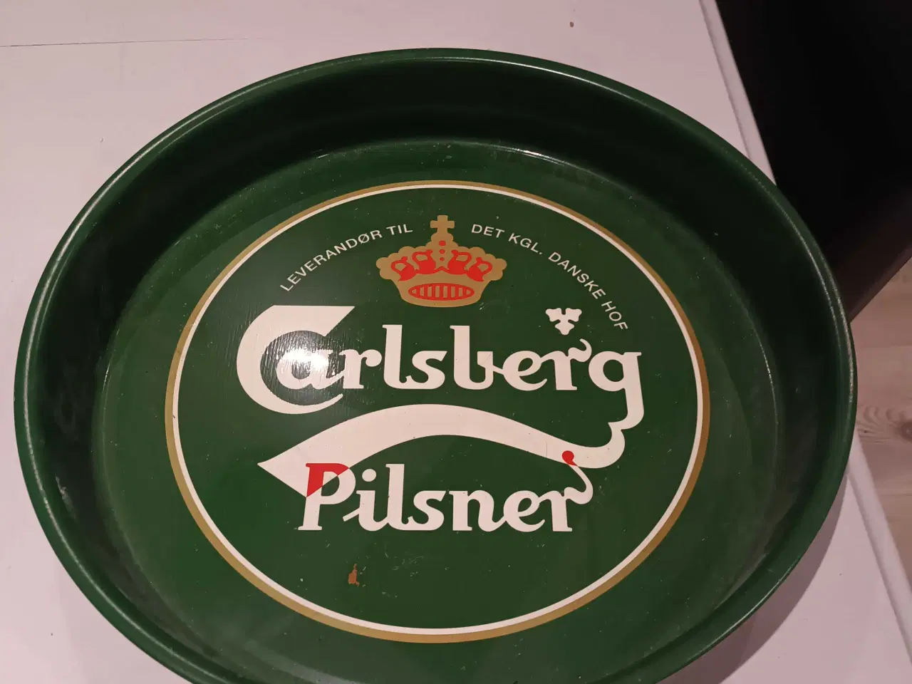 Billede 1 - Carlsberg serverings bakke i metal