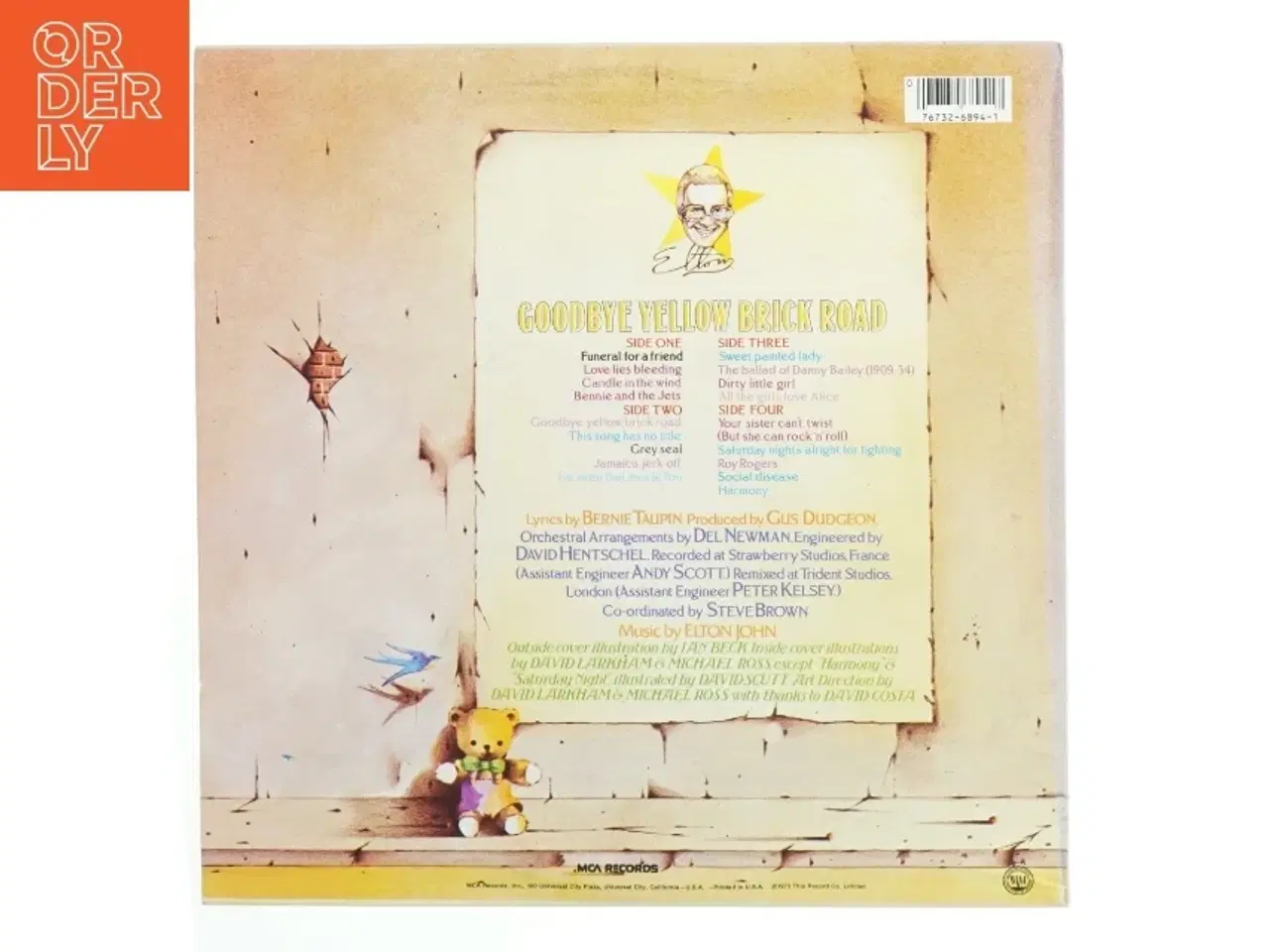 Billede 3 - Elton John - Goodbye Yellow Brick Road LP fra Elton John