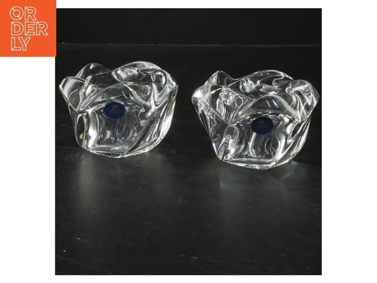 Billede 1 - lyssestager fra Royal Copenhagen (str. 6x10 cm)