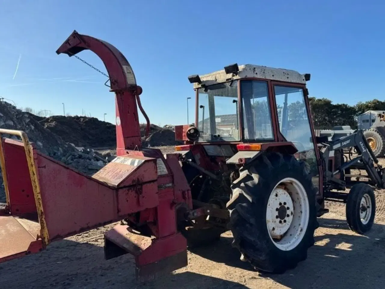 Billede 3 - Fiat / New Holland 45-66S -12/1 Maskinsæt med Frontlæsser & Flishugger