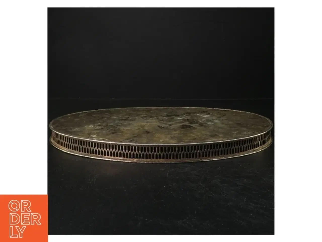 Billede 5 - Oval sølvplet bakke(str. 40x26 cm)