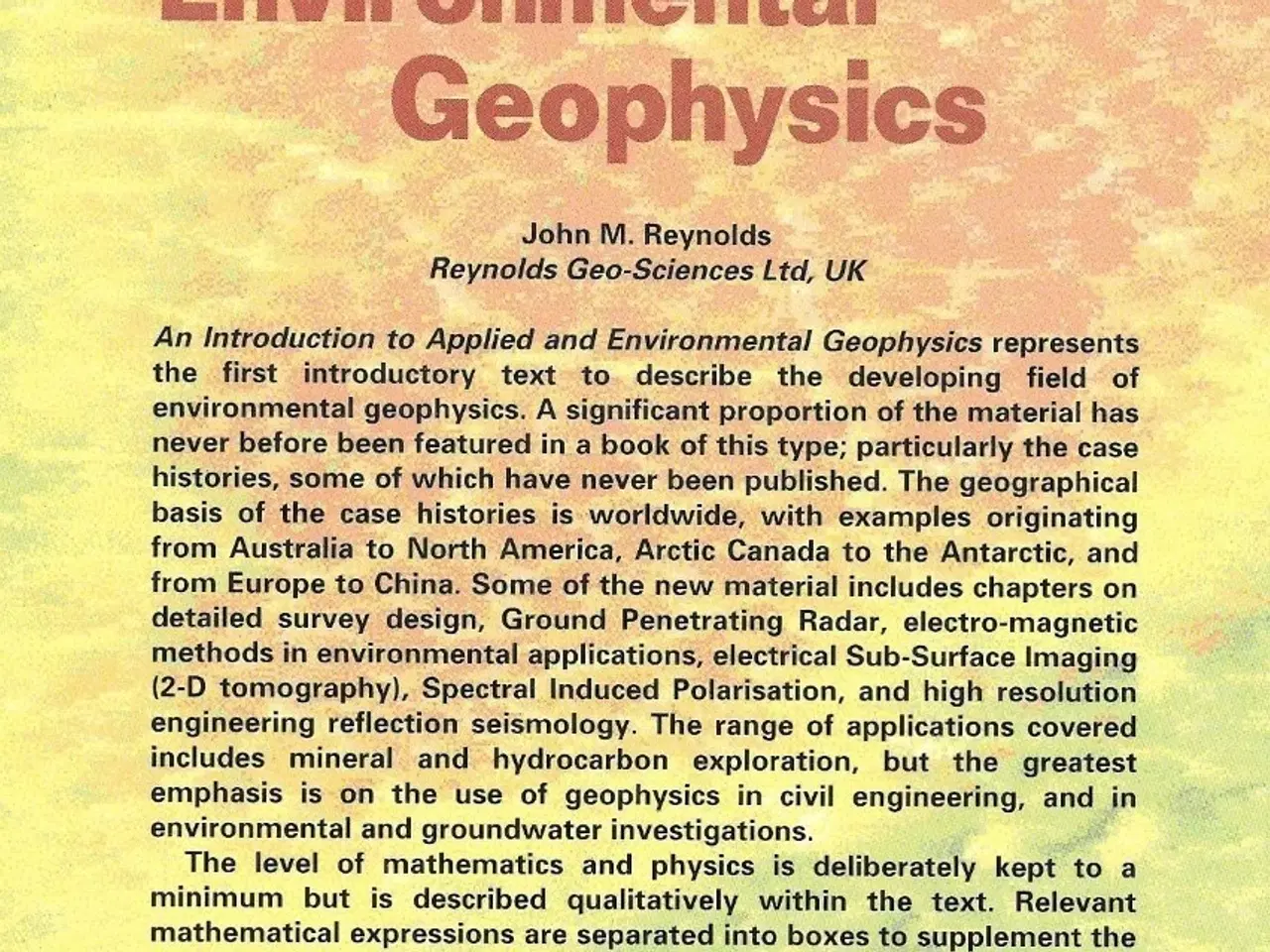 Billede 2 - Introduction to Applied & Environmental Geophysics