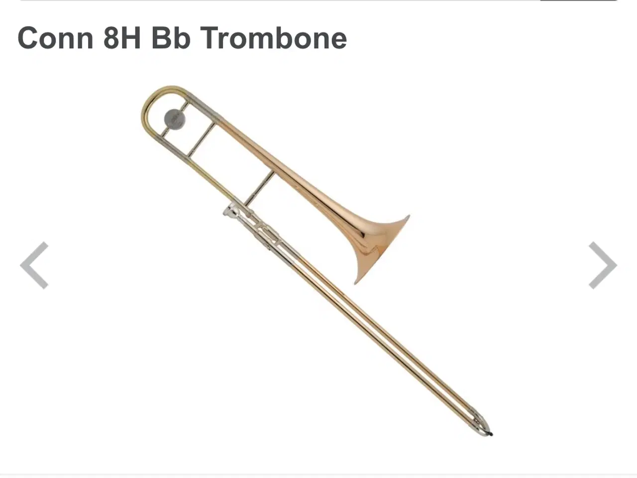 Billede 5 - Trombone incl. 2 mundstykker, stativ og nodeholde