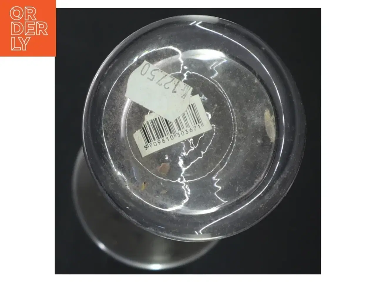 Billede 3 - Høj glasvase (str. 40x12 cm)