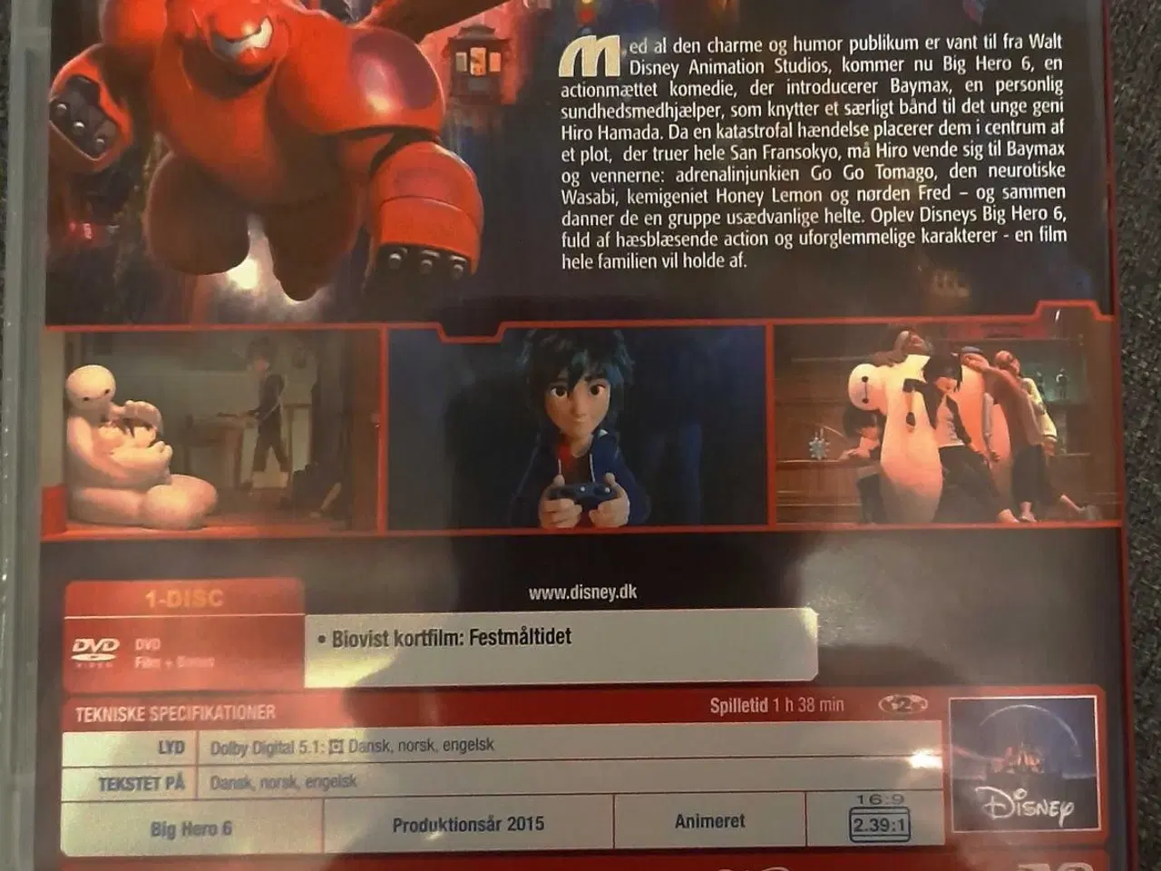 Billede 2 - Big Hero 6, DVD, tegnefilm