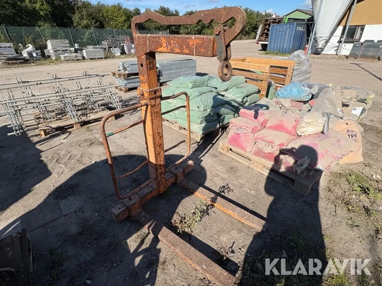 Billede 4 - Løftegaffel til kran