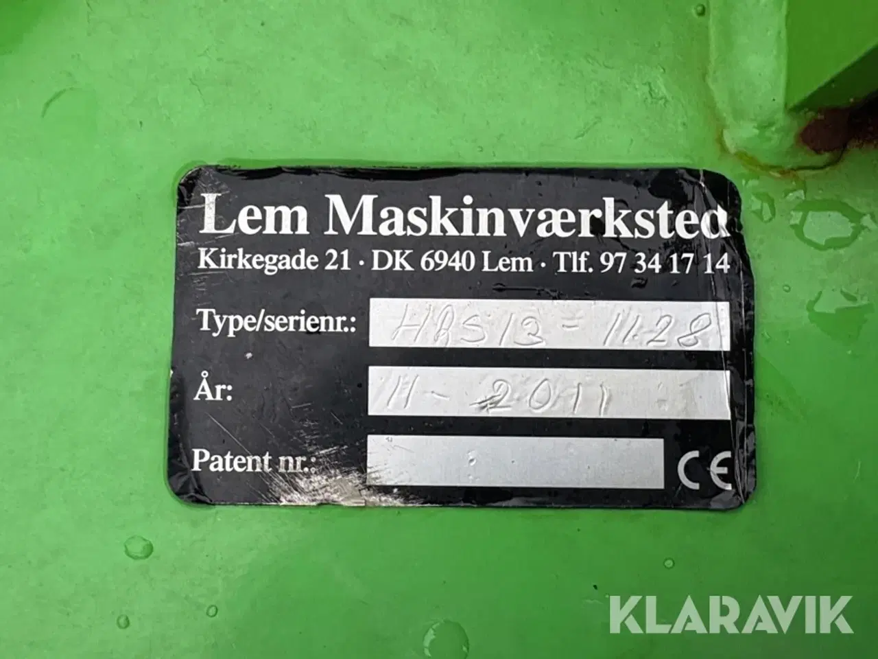 Billede 9 - Hydraulisk rive Lem Maskinstation