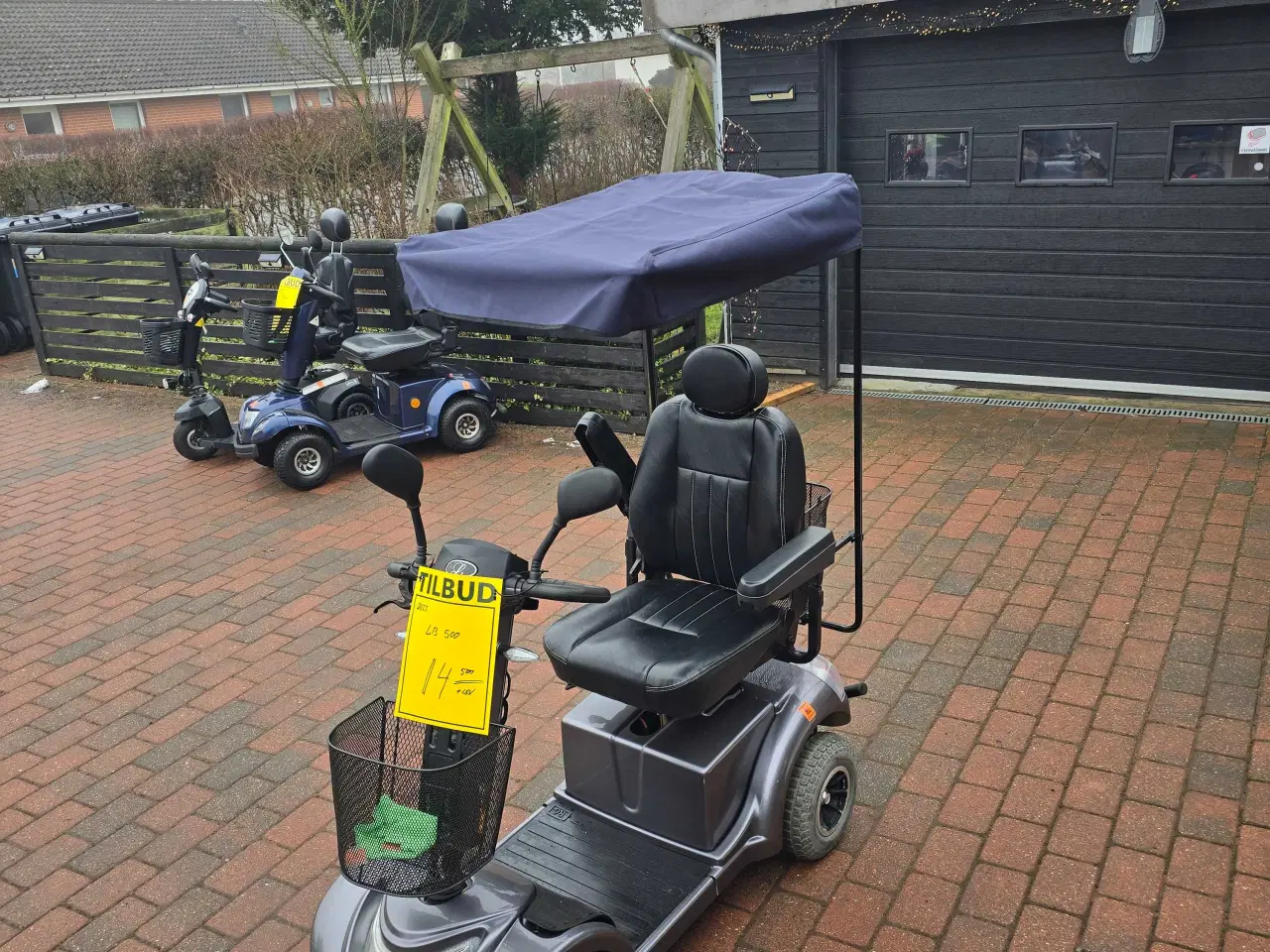 Billede 1 - Elscooter med tag på