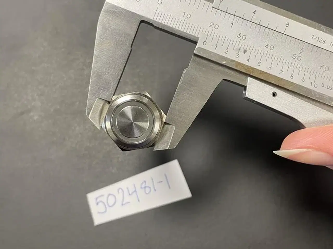 Billede 1 - Corsiva LAS3 kontakt / tryk-afbryder i rustfri stål - 12V On/Off, Rød LED