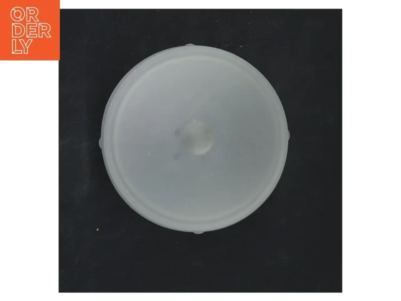 Billede 2 - Frostet opbevaringskrukke med låg (str. 12x10 cm)