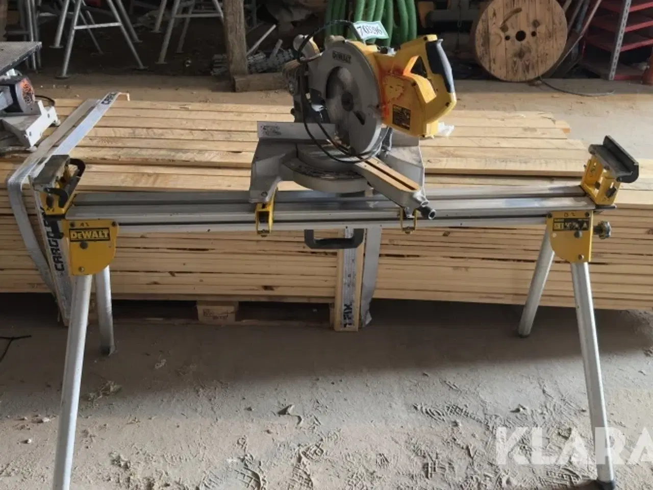 Billede 2 - Kap-/geringssav med foldbart stativ DeWalt Dws778 -QS