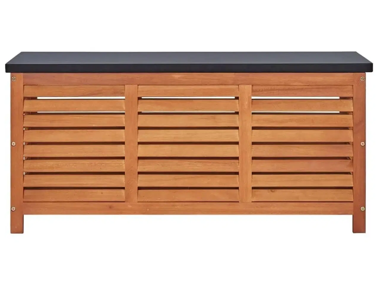 Billede 2 - Opbevaringskasse til haven 117x50x55 cm massivt eukalyptustræ