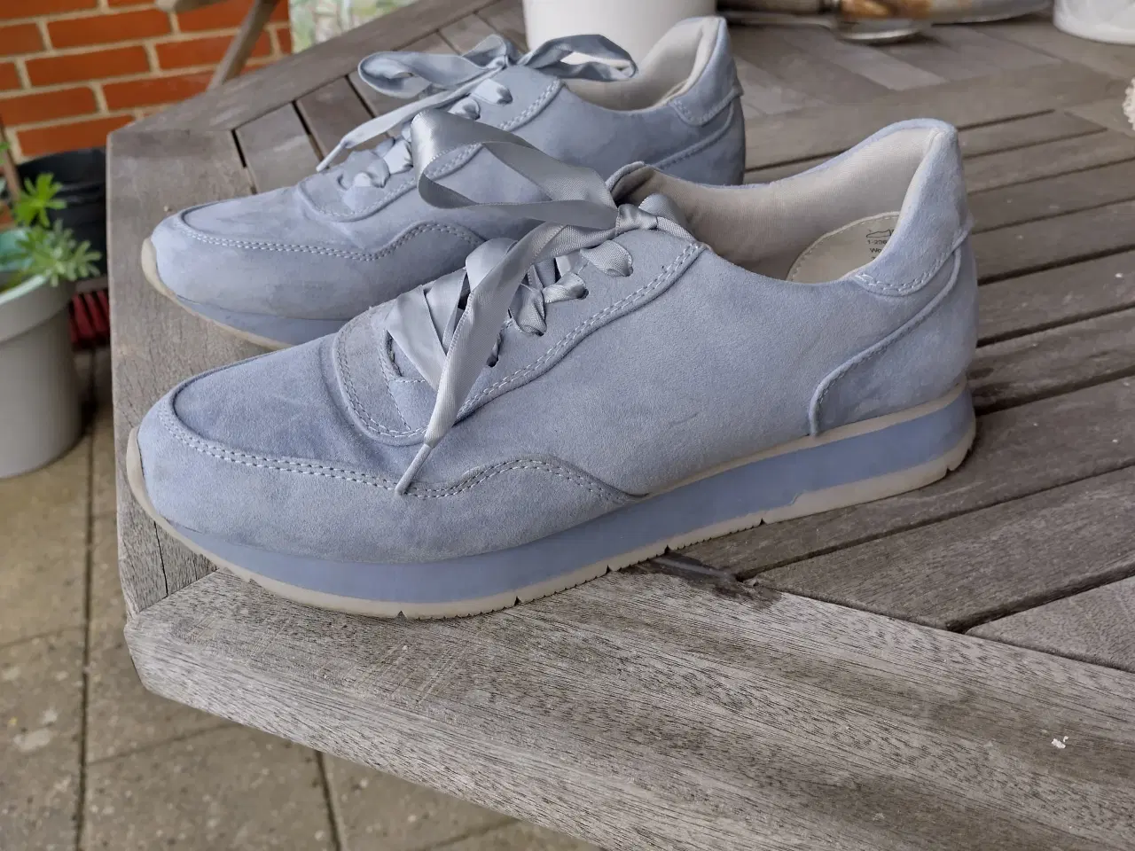 Billede 1 - Dame sneakers, Tamaris, lyseblå str. 38