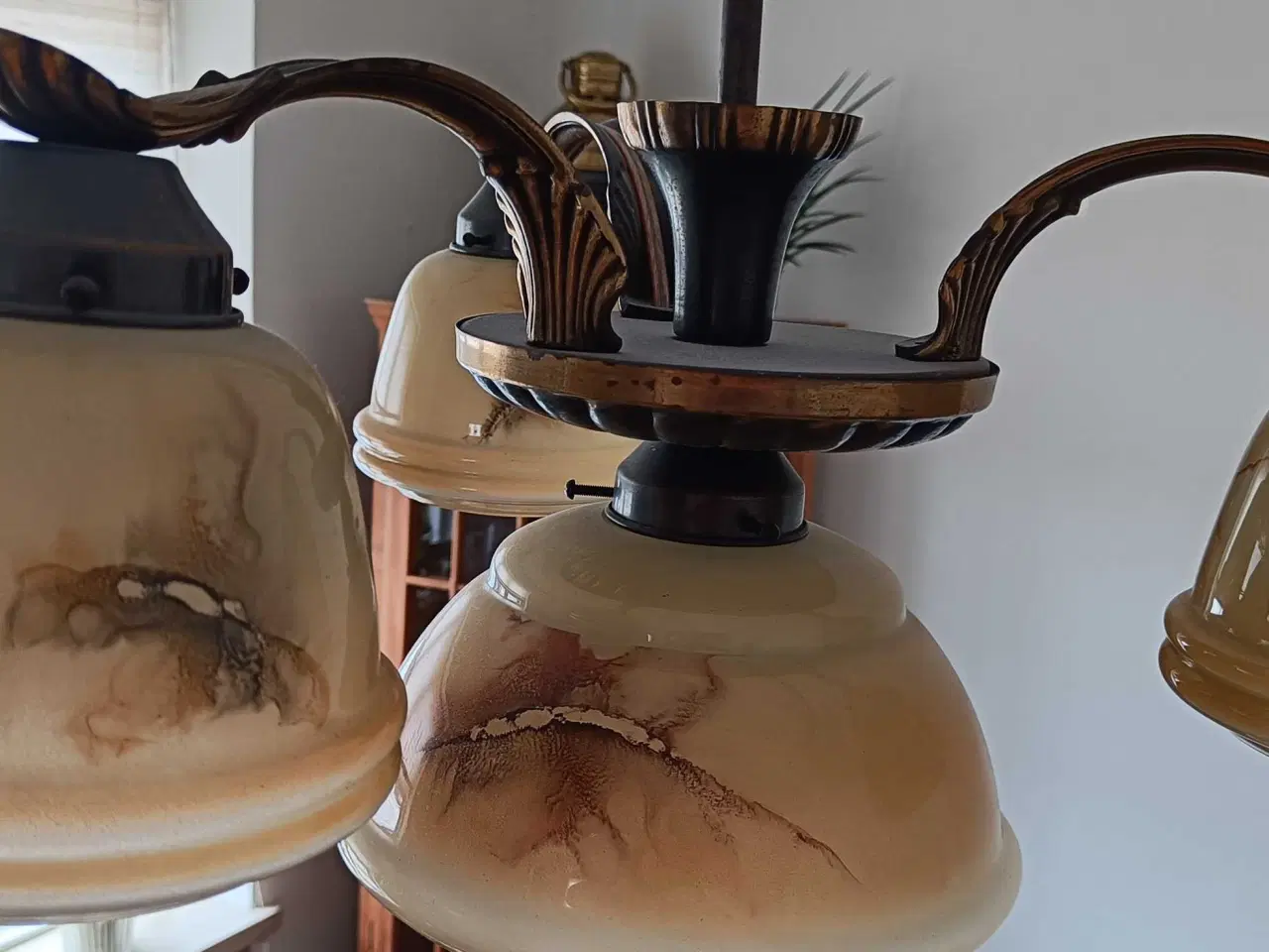 Billede 7 - Loftlampe m 3 skærme 