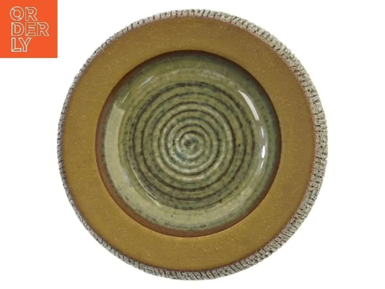 Billede 2 - Rund keramisk skål med cirkulært mønster fra Søholm (str. Ø 18,5 cm)