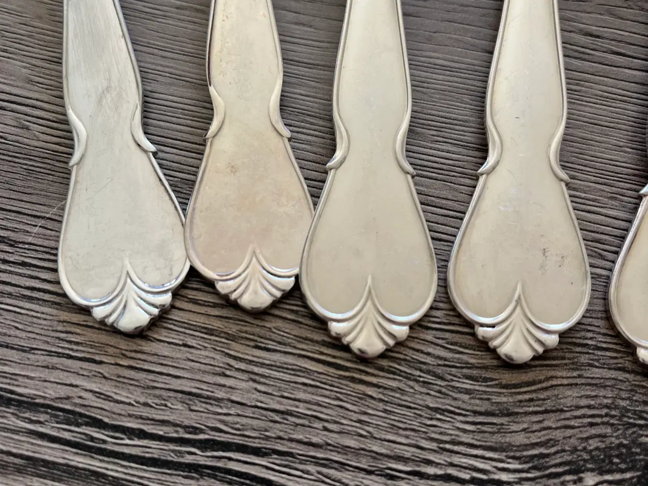 Billede 2 - 9 stk Njal sølvplet spiseskeer sælges