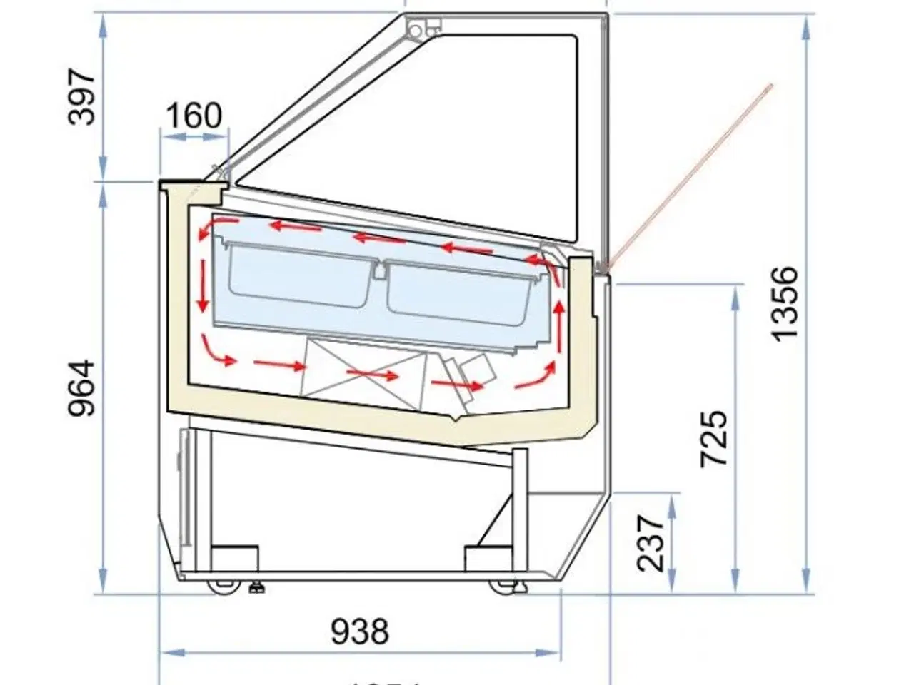 Billede 5 - Isdisk – 630 liter - 230 V