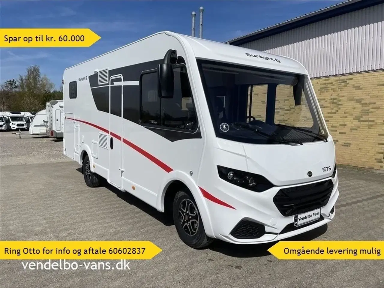 Billede 1 - 2023 - SunLight I 67S Aut.   Enkeltsenge - stor garage - 180 HK automatgear