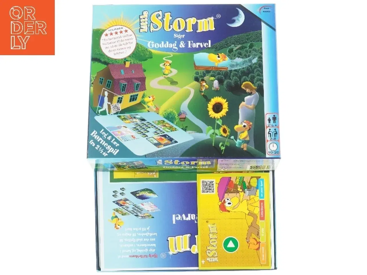 Billede 6 - Little Storm Goddag & Farvel Brætspil fra Lille Storm (str. 28 x 24,5 cm)