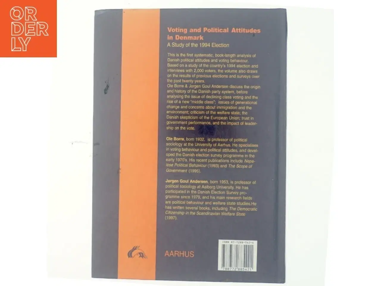 Billede 2 - Voting and political attitudes in Denmark : a study of the 1994 election (Bog)