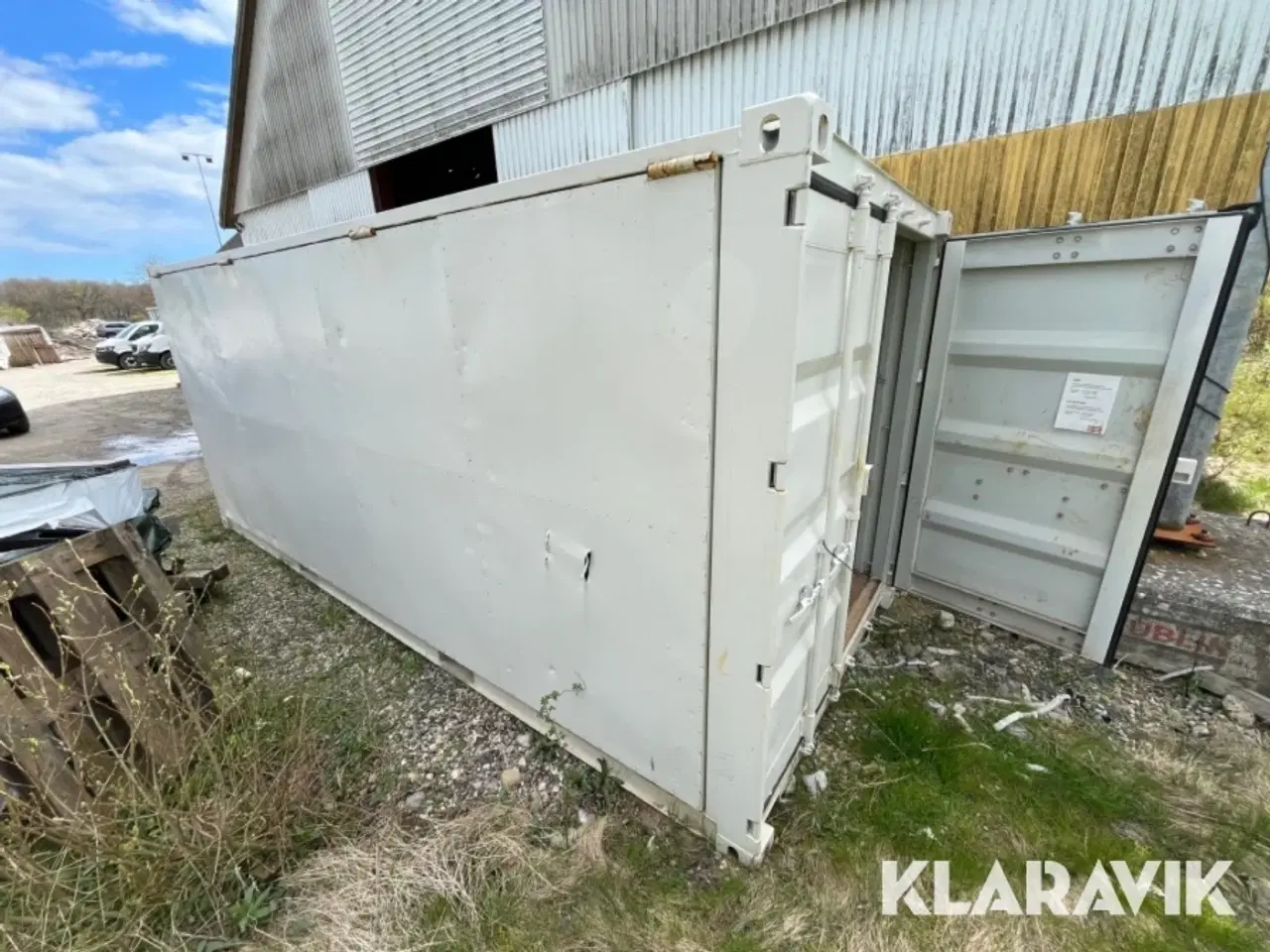 Billede 3 - Container med rørbukker 20 fods