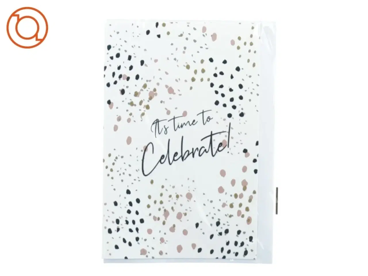 Billede 1 - "Its time to celebrate"-kort fra Skansen (str. 17 x 3 cm)