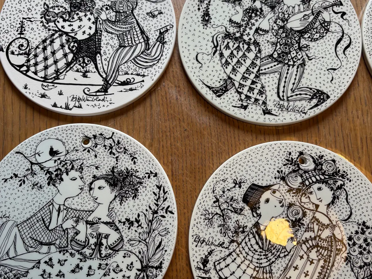 Billede 1 - Wiinblad platter