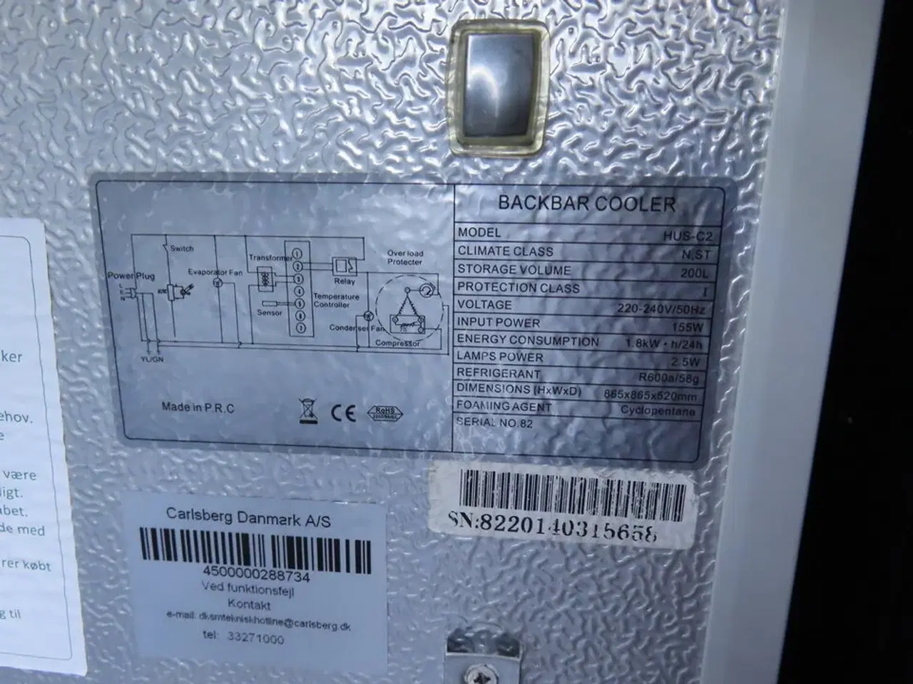 Billede 6 - Displaykøleskab, BACKBAR COOLER HUS-C2