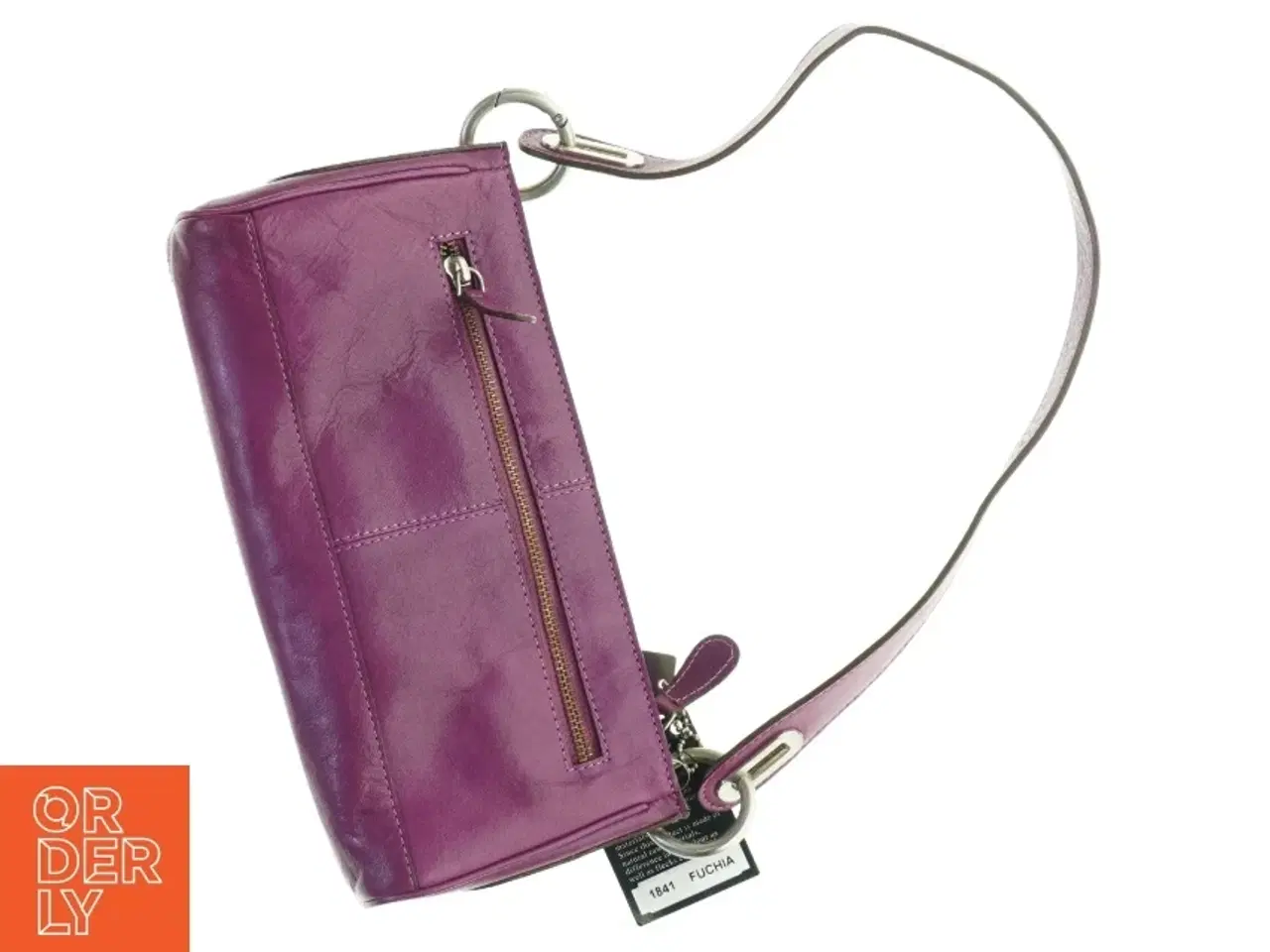 Billede 3 - Læder håndtaske fra Bel Sac (str. 28 x 13 cm)