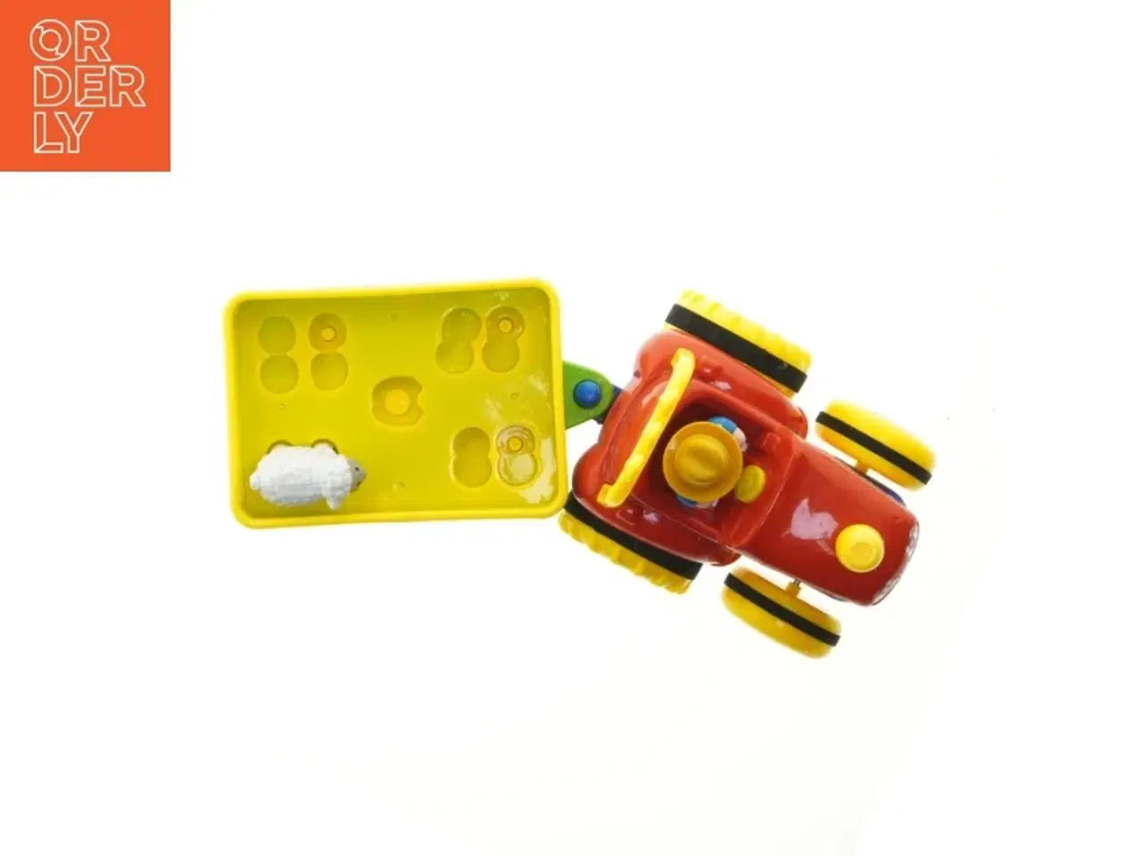 Billede 5 - Legetøjstraktor med anhænger (str. 40 cm)