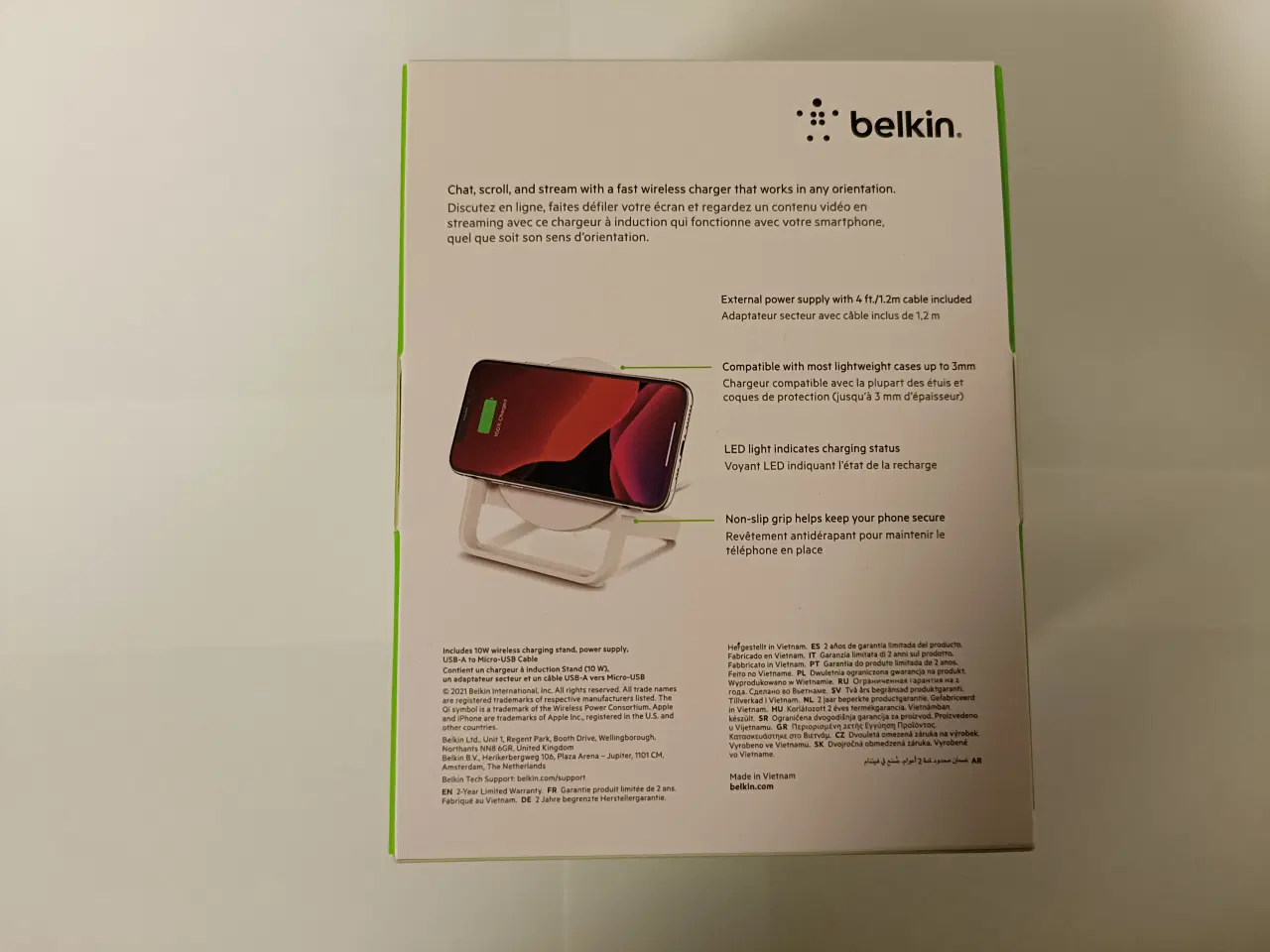 Billede 2 - Oplader, Belkin - Boost Charge Trådløs Oplader - 1