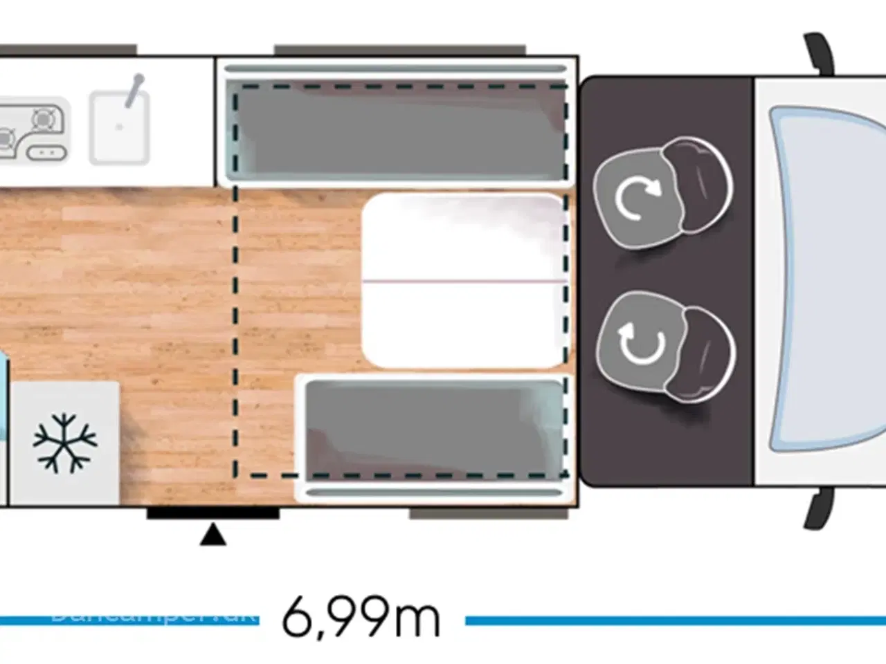 Billede 32 - 2026 - Chausson 640 Titanium Line   Chausson 640 Titanium Line. 165 HK og 8-trins automat gear