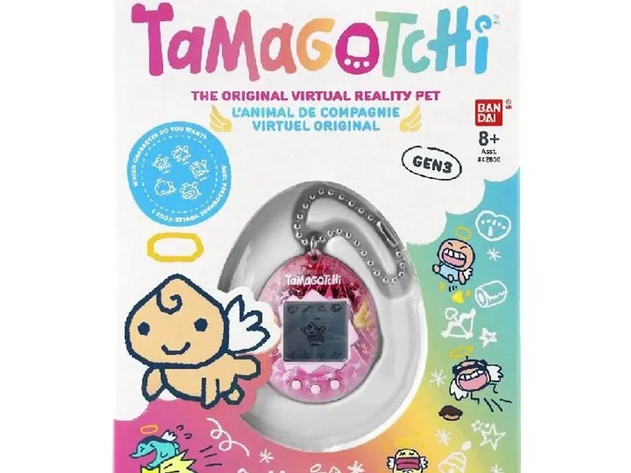 Billede 1 - Elektronisk kæledyr Bandai Tamagotchi – Angel Dress (GEN3)