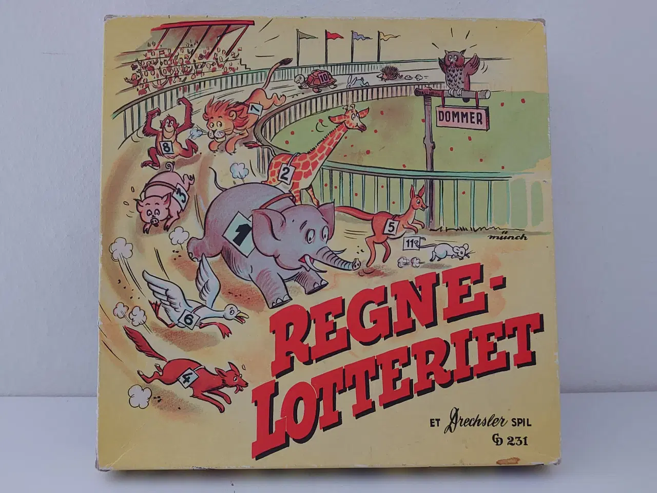 Billede 1 - "Regne-Lotteriet"Vintage spil fra Drechsler nr 231