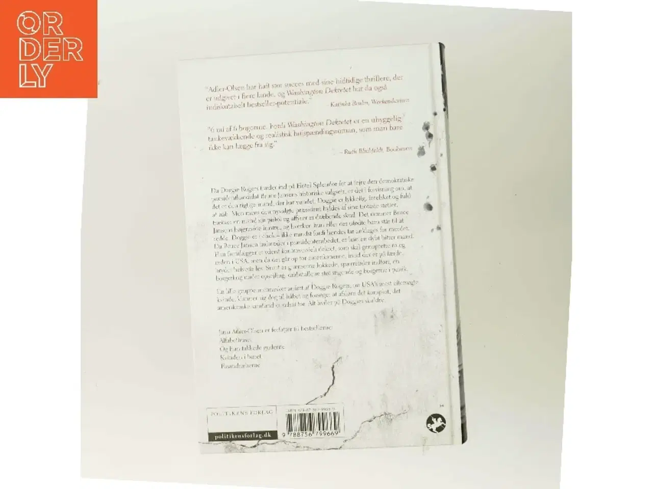 Billede 3 - Washington dekretet af Jussi Adler-Olsen (Bog)